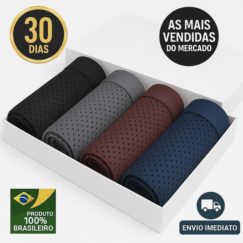 Kit 5 Cuecas Boxer Dryfit Respirável Antiodor Masculino